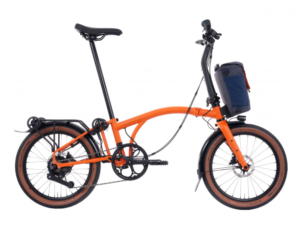 Brompton Electric G Line Hoog Rack Adventure Orange