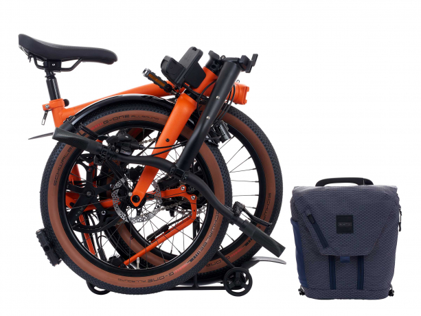 Brompton Electric G Line Hoog Rack Adventure Orange