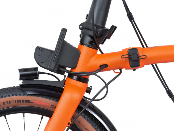 Brompton Electric G Line Hoog Rack Adventure Orange