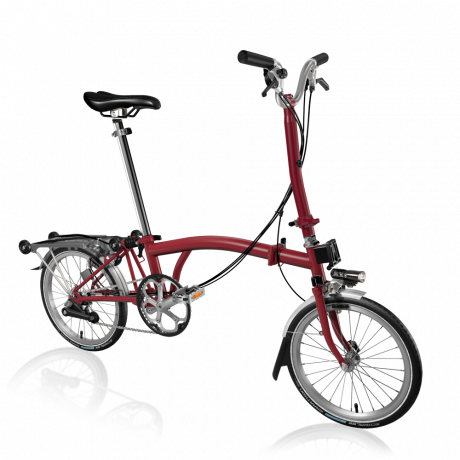 Brompton H6R 2021 Vouwfiets Huis rood - Huis rood