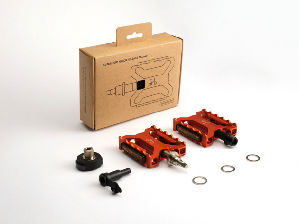 Brompton Superlichte Quick Release Trappers Orange