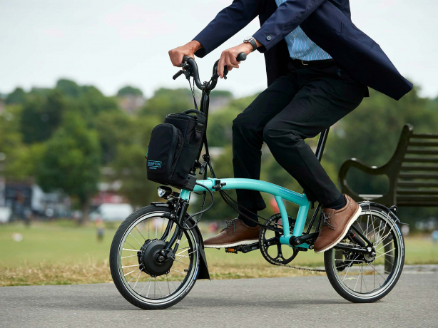 Brompton Electric H6L Vouwfiets Turkoois glans