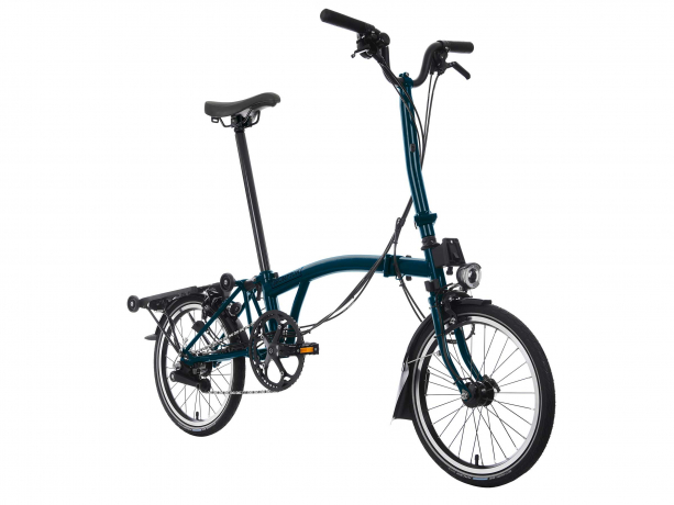 Brompton C Line Explore Rack Hoog Ocean Blue