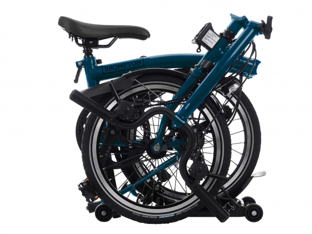 Brompton C Line Explore Rack Hoog Ocean Blue