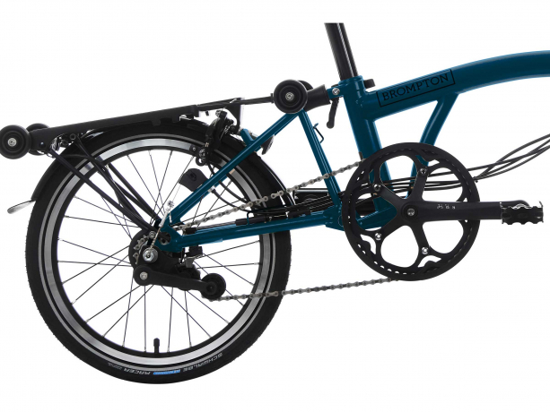 Brompton C Line Explore Rack Hoog Ocean Blue