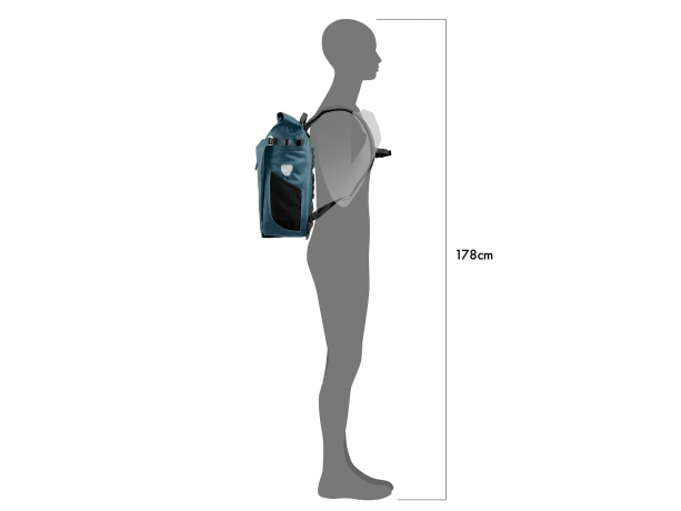Ortlieb Vario QL2.1 Fietstas-Rugzak 26L Petrol