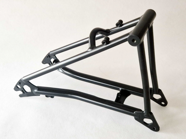 Brompton Achterframe Advance Staal Zijdeglans Zwart
