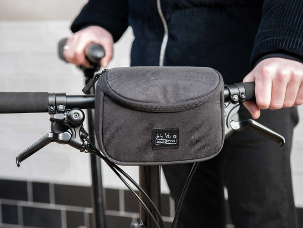 Brompton Metro Zip Pouch Stuur- of Zadeltas Zwart