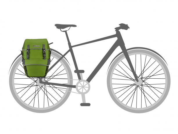 Ortlieb Bike-Packer Plus QL2.1 Achtertassen Limoen-Mosgroen