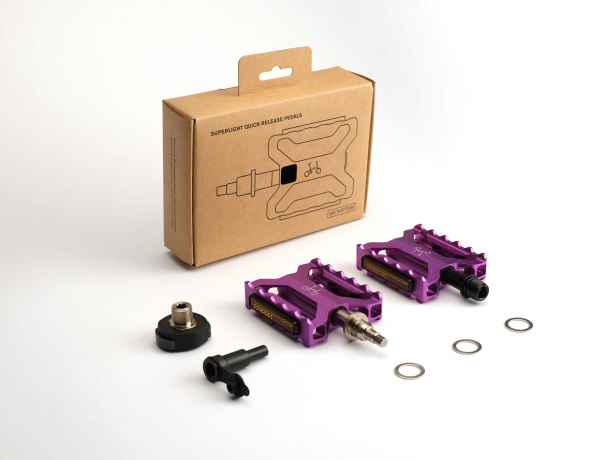 Brompton Superlichte Quick Release Trappers Purple