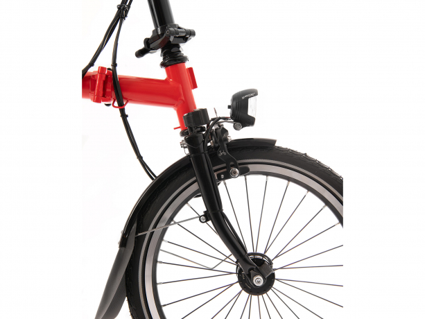 Brompton H6R Black Edition Raket Rood