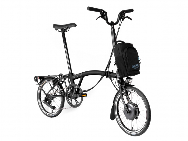 Brompton Electric C Line Explore H12R Zwart