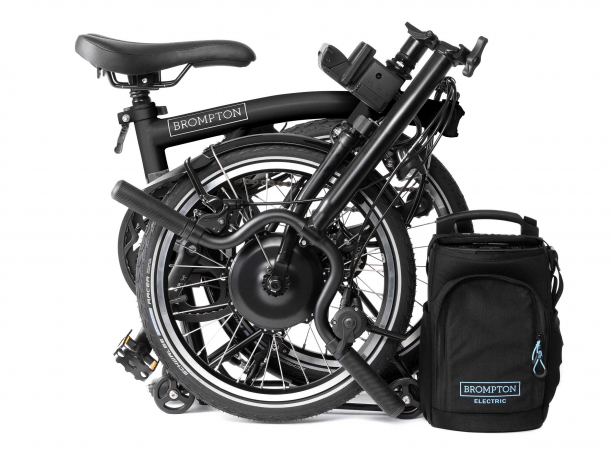 Brompton Electric C Line Explore H12R Zwart