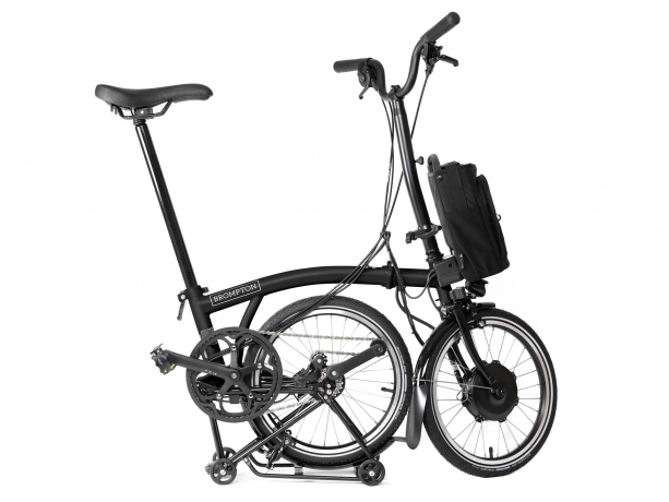 Brompton Electric C Line Explore H12R Zwart