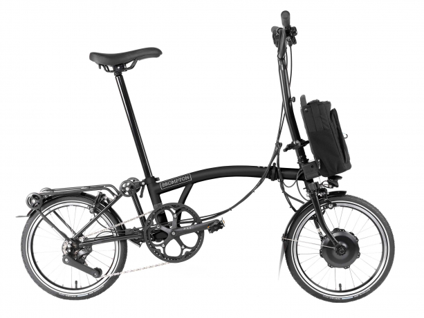 Brompton Electric C Line Explore H12R Zwart