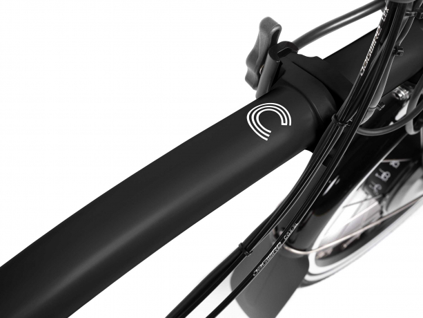 Brompton Electric C Line Explore H12R Zwart