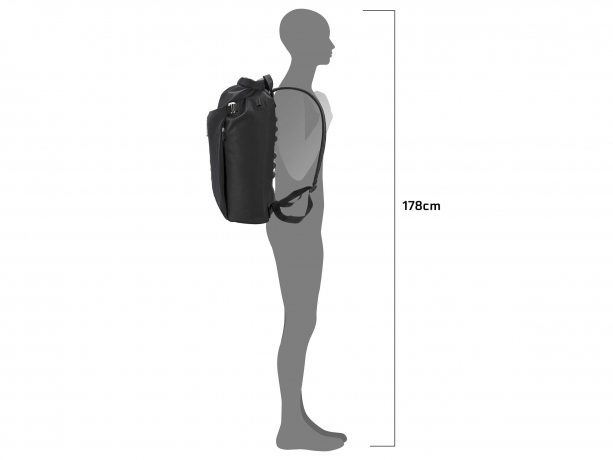 Ortlieb Vario Lite QL2.1 Fietstas-Rugzak 22L Zwart