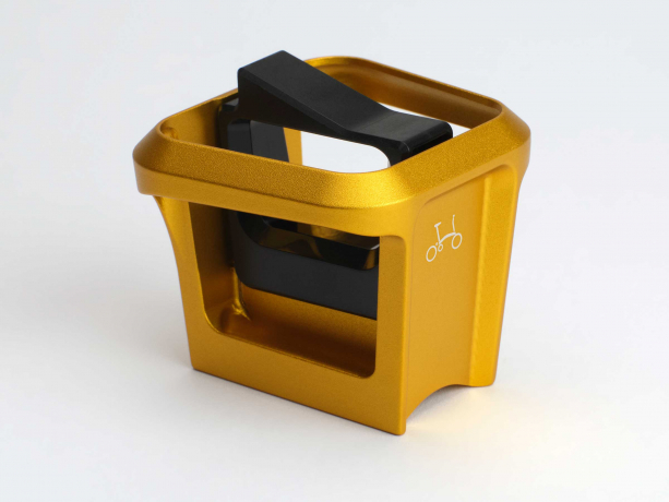 Brompton Bagageclip Gesmeed Aluminium Gold