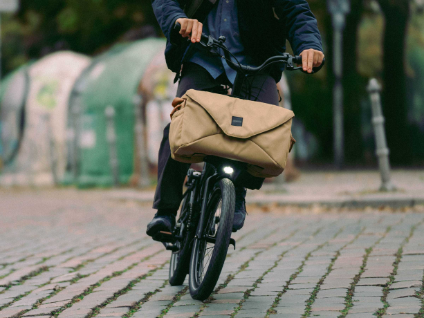 Brompton Electric Zip Bag Large Frame Sand