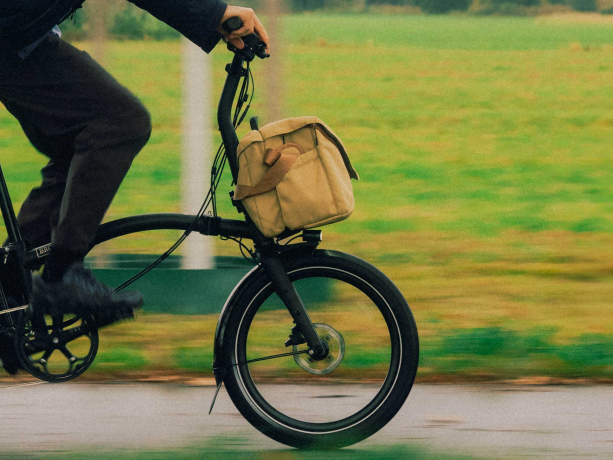 Brompton Electric Zip Bag Large Frame Sand