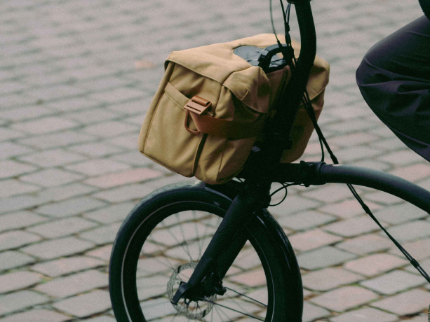 Brompton Electric Zip Bag Large Frame Sand