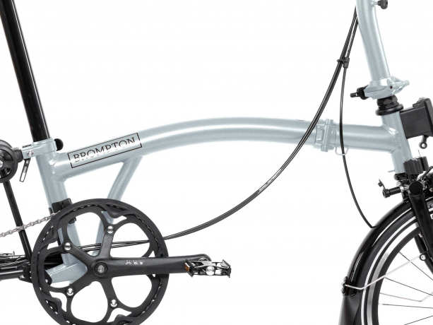 Brompton Hoofd- en Voorframe P Line Lunar Ice