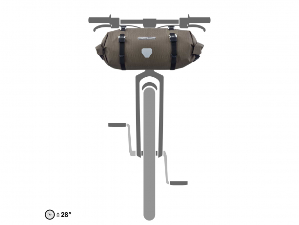 Ortlieb Stuurtas Handlebar-Pack Flex 9L Dark-Sand