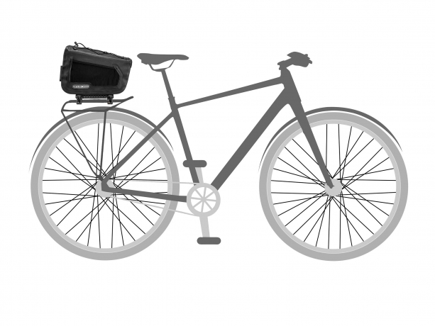 Ortlieb Trunk-Bag  Boventas met Top-Lock Adapter Zwart