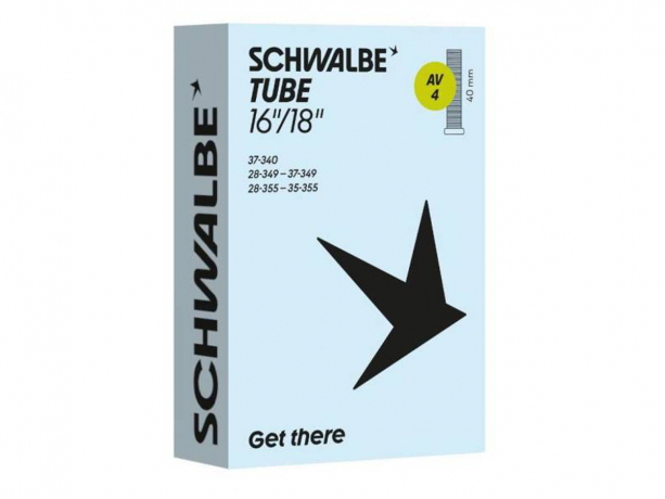 Schwalbe Binnenband 16x1 3/8 AV4 Auto-Schräder