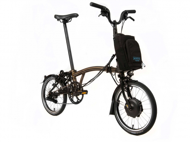 Brompton Electric C Line Explore Hoog Black Lacquer