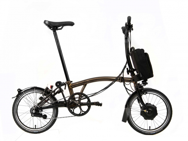 Brompton Electric C Line Explore Hoog Black Lacquer