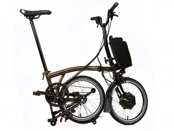 Brompton Electric C Line Explore Hoog Black Lacquer