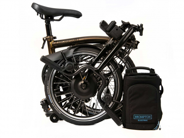 Brompton Electric C Line Explore Hoog Black Lacquer