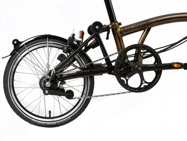 Brompton Electric C Line Explore Hoog Black Lacquer