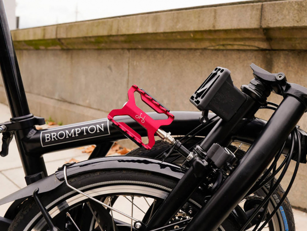 Brompton Superlichte Quick Release Trappers Red