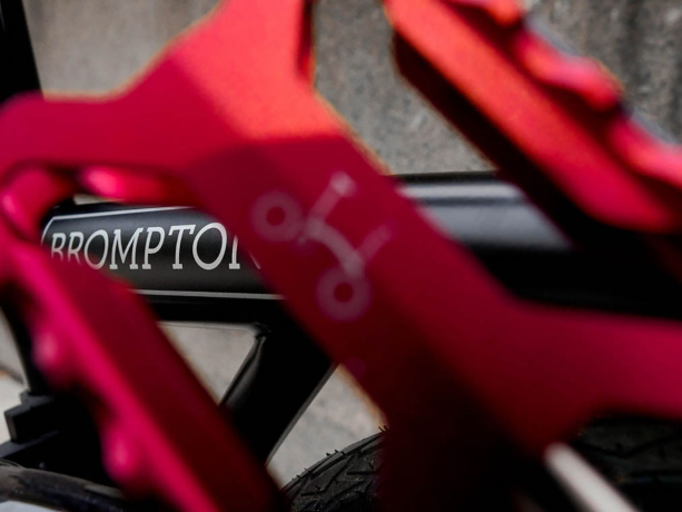Brompton Superlichte Quick Release Trappers Red
