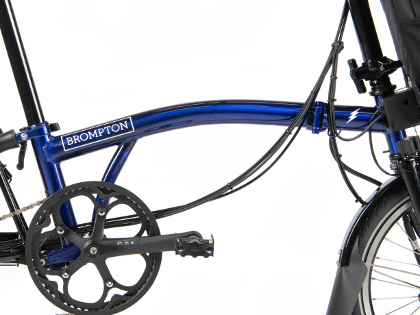 Brompton Electric C Line Hoofd- en Voorframe Bolt Blue