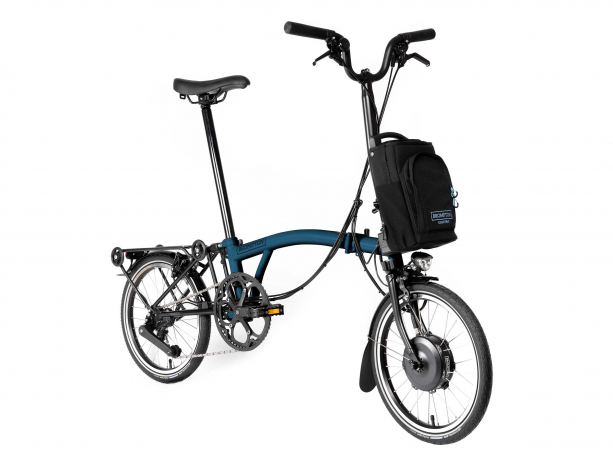 Brompton Electric C Line Explore H12R Ocean Blue