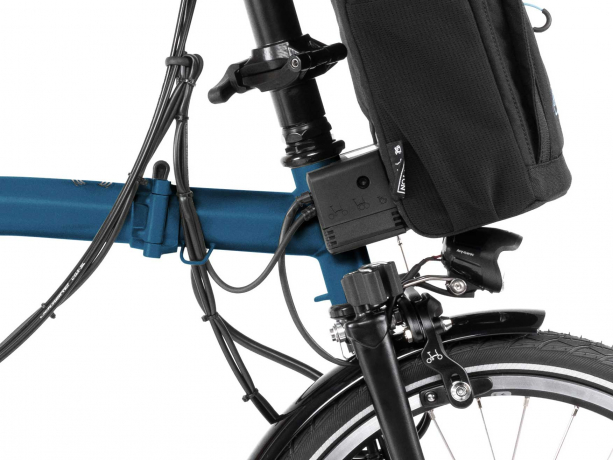 Brompton Electric C Line Explore H12R Ocean Blue