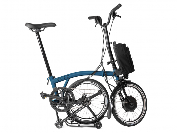 Brompton Electric C Line Explore H12R Ocean Blue