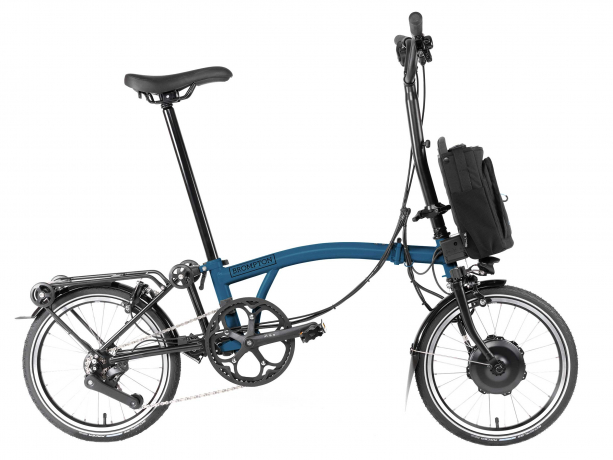 Brompton Electric C Line Explore H12R Ocean Blue