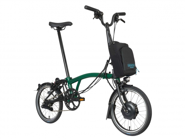 Brompton Electric C Line Explore Racing Groen