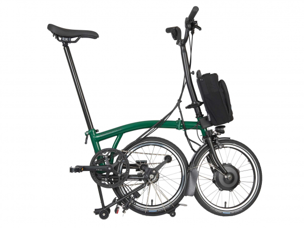Brompton Electric C Line Explore Racing Groen