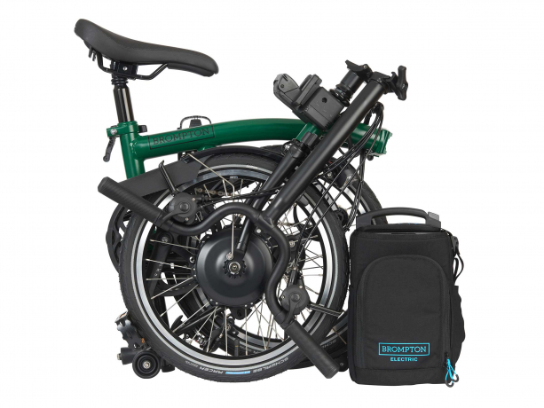 Brompton Electric C Line Explore Racing Groen