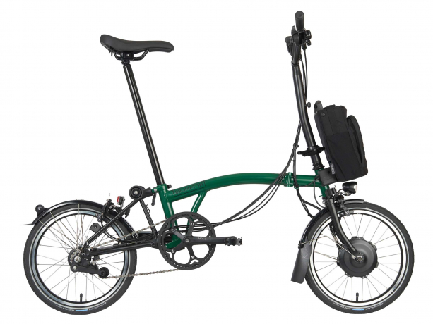 Brompton Electric C Line Explore Racing Groen