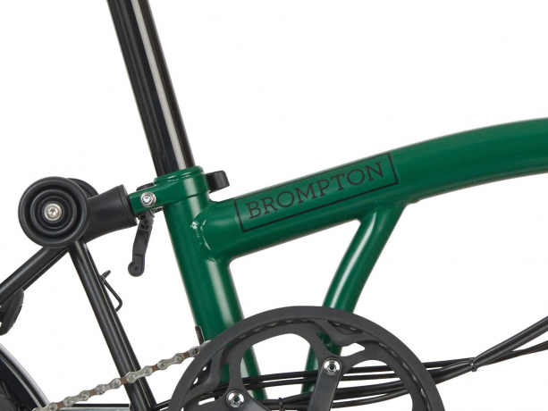 Brompton Electric C Line Explore Racing Groen