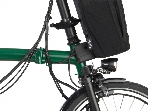 Brompton Electric C Line Explore Racing Groen