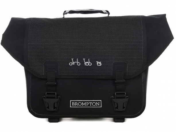 Brompton Ortlieb O-Bag Zwart Reflective