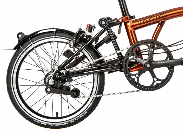 Brompton C Line Black Edition Explore Laag Flame Lacquer