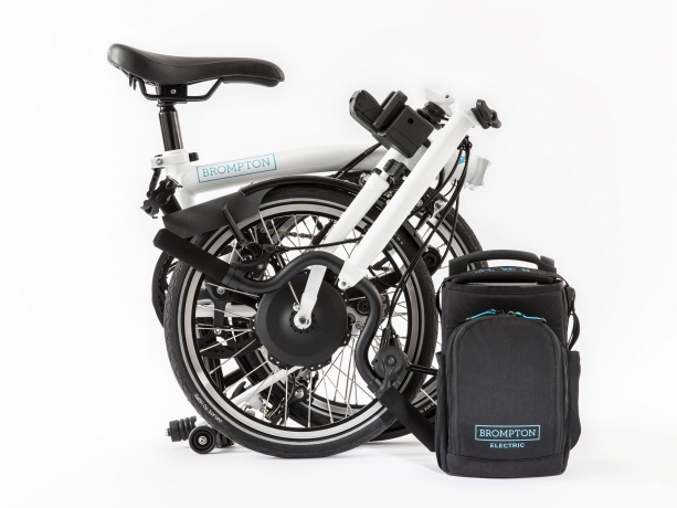 Brompton Electric M6L Vouwfiets Wit Glans